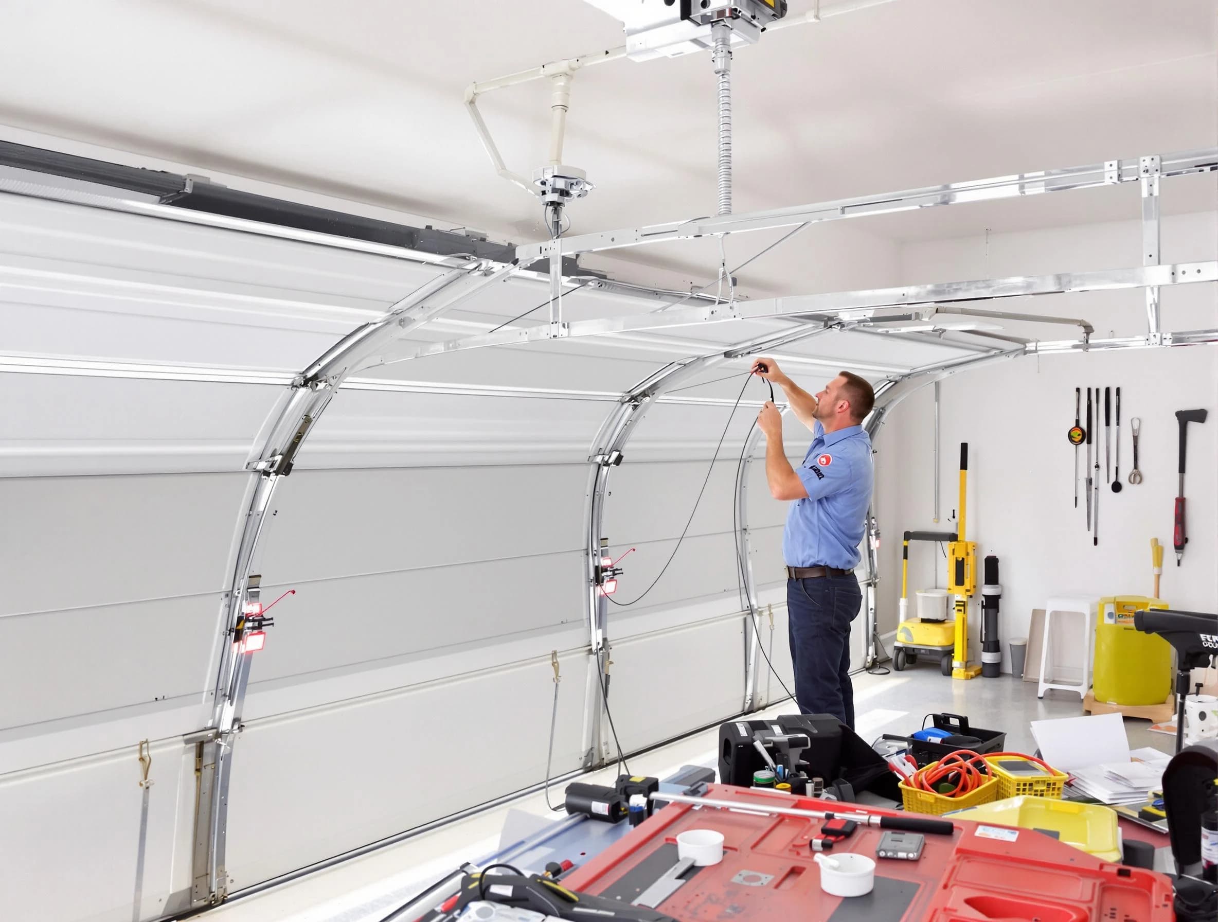 Garage door cable repair service by Short Pump Garage Door Repair in Short Pump