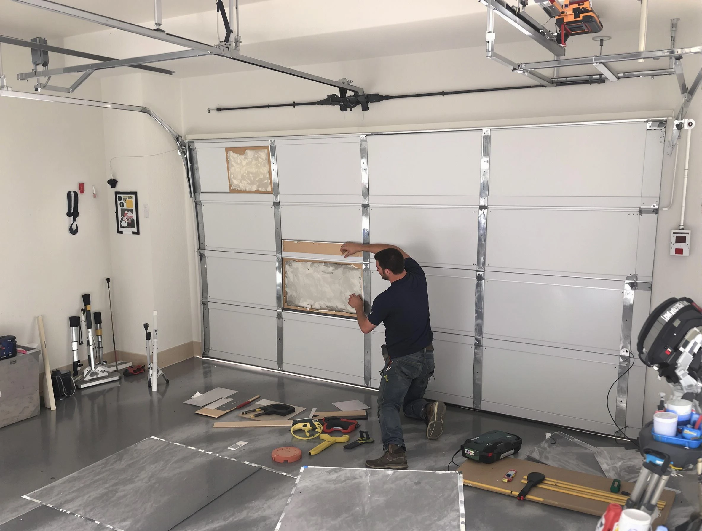 Garage Door Panel Repair in Short Pump