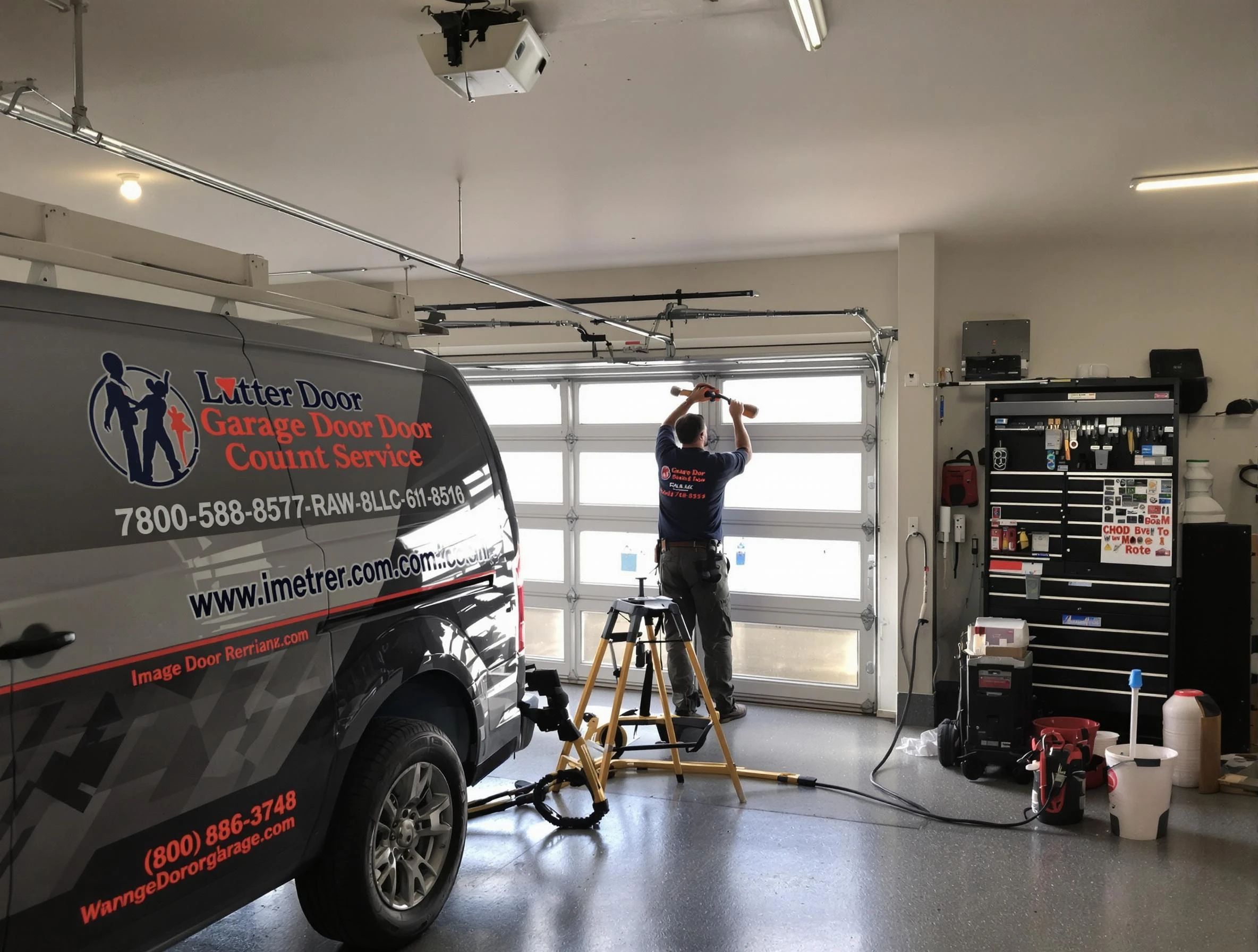 Short Pump Garage Door Repair rapid response team performing same-day repair in Short Pump