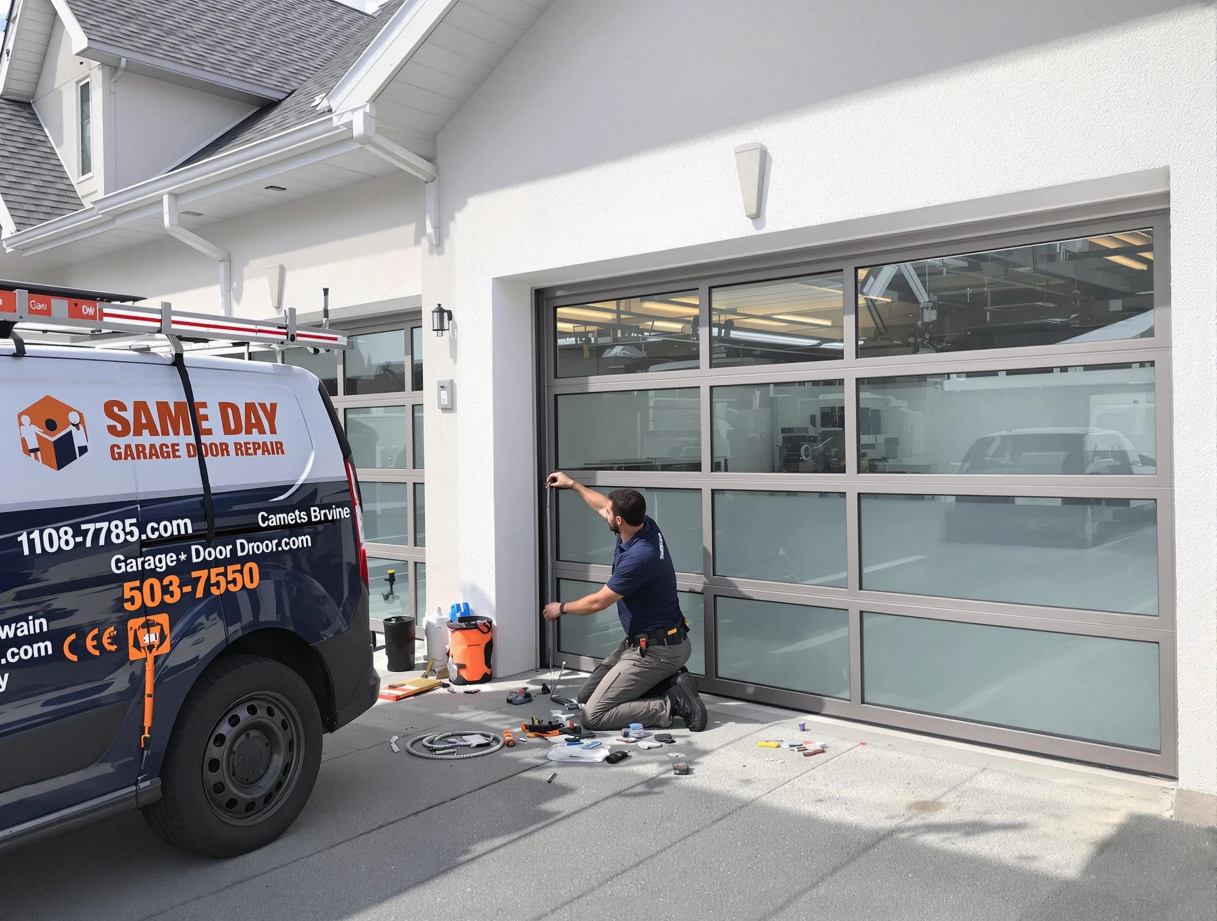 Same-day garage door repair service by Short Pump Garage Door Repair in Short Pump